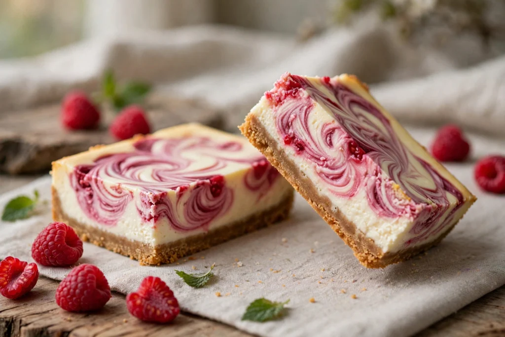 Raspberry Cheesecake Bars